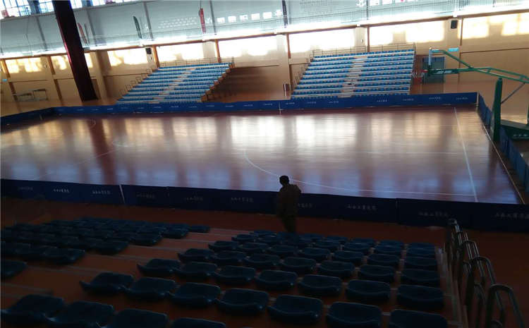 呼和浩特楓木實木運動地板翻新