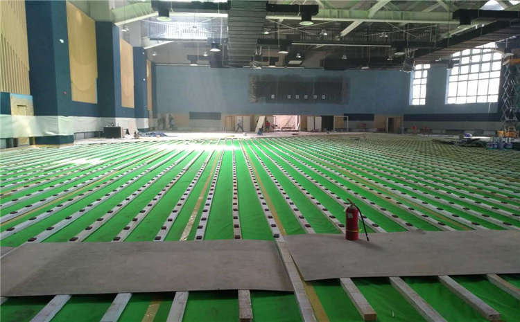 沈陽體育木地板施工