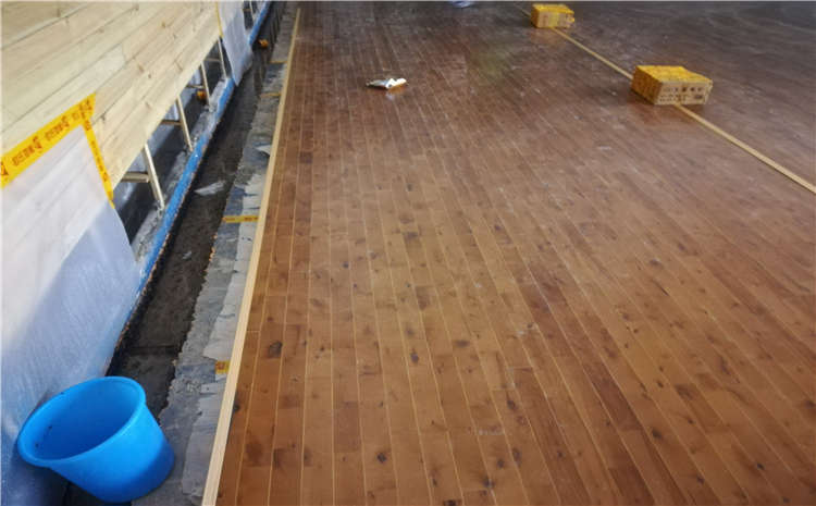 橡膠木運動籃球地板規格